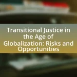 Transitional Justice in the Age of Globalization: Risks and Opportunities